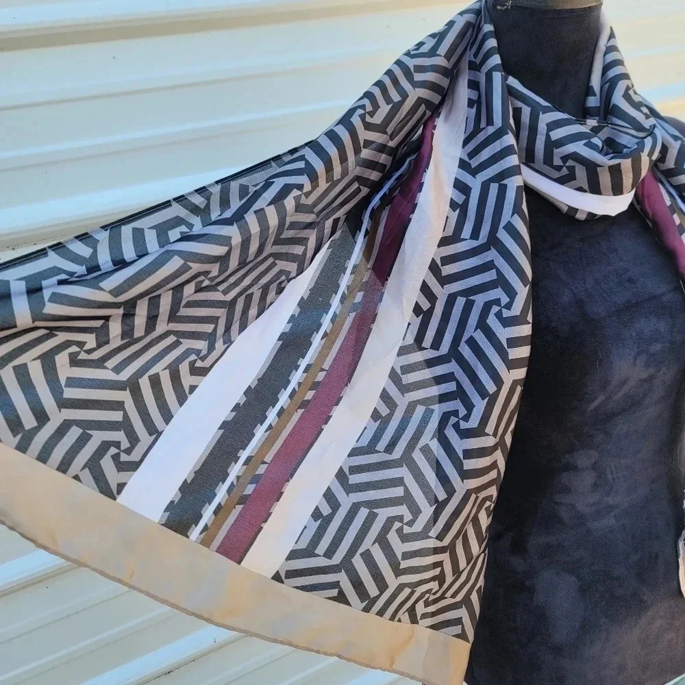 N/A chiffon scarf
